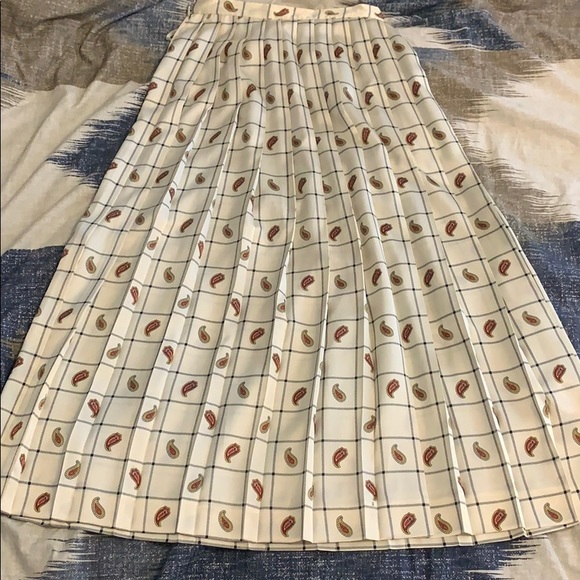 Vintage Breckinridge Pleated Midi Skirt - Picture 2 of 5